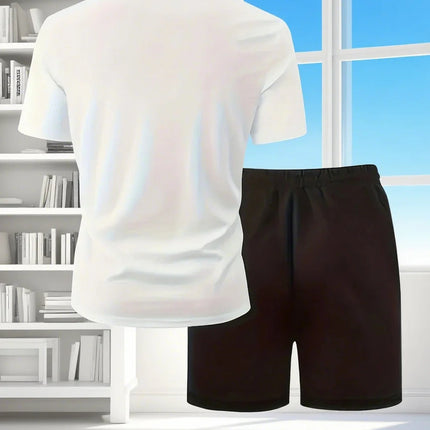 Pantaloncini a maniche corte per abbigliamento sportivo traspirante estivo da uomo Set stile sportivo leggero e confortevole Made in China platinumshop