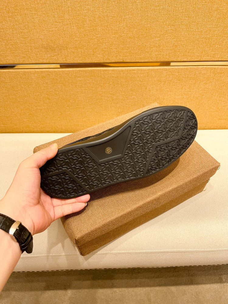 Men's Handmade Leather Lac-up Sport Shoes Comfortable Casual Design Sneakers Hot Sale Sports Footwear