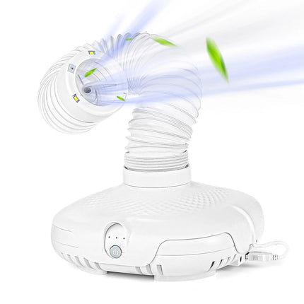Powerful 130W Nail Dust Extractor Vacuum Cleaner 6 Gear Adjustable Suction with 360° Flexible Tube Manicure Dust Collector for Nail Stylist Salon & Home Nail Art
