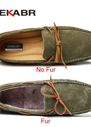 Dekbr Casual uomo scarpe in vera pelle estate traspirante verde mocassini da uomo scarpe in pelle Sapato Masculino Zapatos Hombre