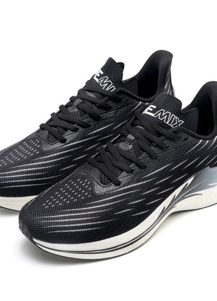 ONEMIX Scarpe da corsa in mesh traspirante Ammortizzazione Slip on Scarpe sportive Casual Morbide scarpe da ginnastica da passeggio per uomo all'aperto Scarpe da jogging PlatiNum
