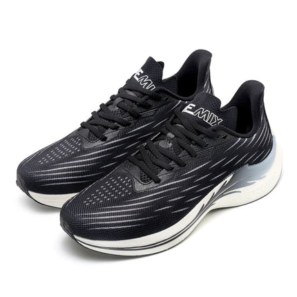 ONEMIX Scarpe da corsa in mesh traspirante Ammortizzazione Slip on Scarpe sportive Casual Morbide scarpe da ginnastica da passeggio per uomo all'aperto Scarpe da jogging PlatiNum