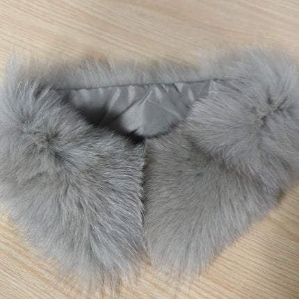 UCXQ Korean Style Two Sided Cloak Overcoat For Women Fur Collars Belt Loose Long Coats 2025 Winter New 23Z2284