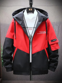 Thickened Fleece Lined Men's Casual Jacket Coat Autumn Winter Outerwear Fashionable Youth Style Zipper Closure Short Length