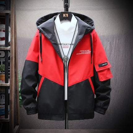 Thickened Fleece Lined Men's Casual Jacket Coat Autumn Winter Outerwear Fashionable Youth Style Zipper Closure Short Length