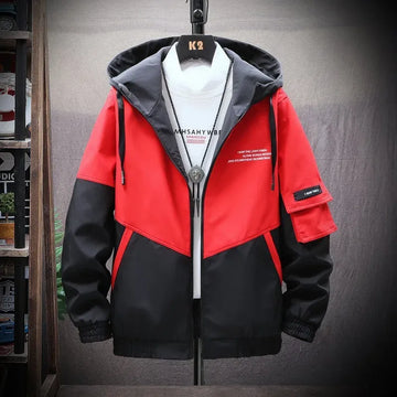 Thickened Fleece Lined Men's Casual Jacket Coat Autumn Winter Outerwear Fashionable Youth Style Zipper Closure Short Length