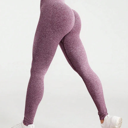 Seamless letter peach yoga pants, hip lifting yoga clothes, tight fitting high waisted sports and fitness pants for women PlatiNum