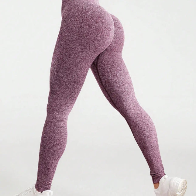 Seamless letter peach yoga pants, hip lifting yoga clothes, tight fitting high waisted sports and fitness pants for women PlatiNum