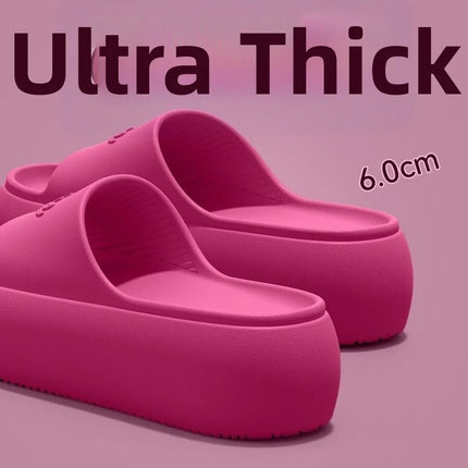 Ciabatte Casual Antiscivolo con Suola Spessa, Stile Estivo, Comode Ciabatte da Casa, Ciabatte da Bagno con Rialzo, Ciabatte da Spiaggia da Donna - platinumshop