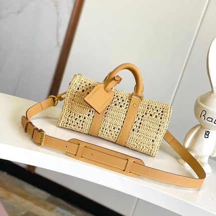 Borsa da donna ultra leggera, indossabile in più modi, multiuso, per tutti i giorni, portatile, con manico in PU liscio, borsa a tracolla da donna, organizer per viaggi brevi in città, per il weekend o per brevi distanze.