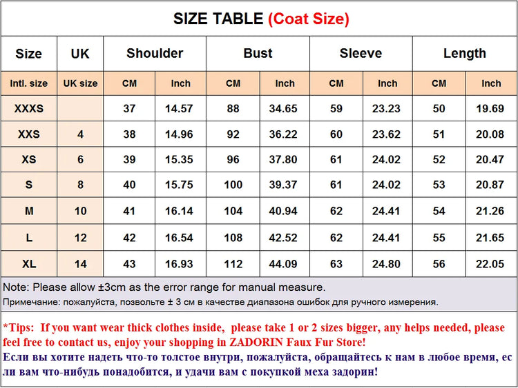 ZADORIN Thick Warm Winter Fur Coats Woman Luxury Fluffy Black Faux Fur Coat Woman Clothing Fox Fur Faux Coat Short Furry Jacket