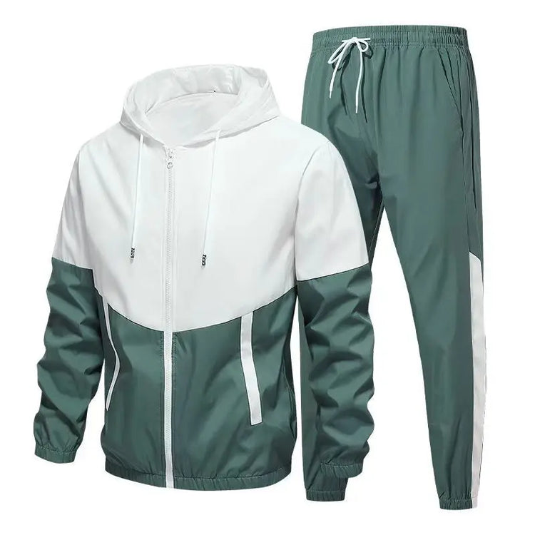 M-6XL-New-Men's-Sportswear-Set-from-Japan-South-Korea-Autumn-Casual-Wear-Men's-Hooded-Jacket-Leg-Tied-Pants-Trendy-Casual-Suit