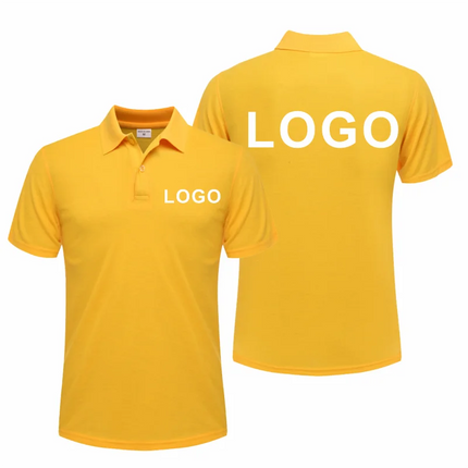 Summer Casual Polo Shirt Breathable Economical Custom Polo for Company Staff Work Polo Shirt with Custom Logo Print Embroidery