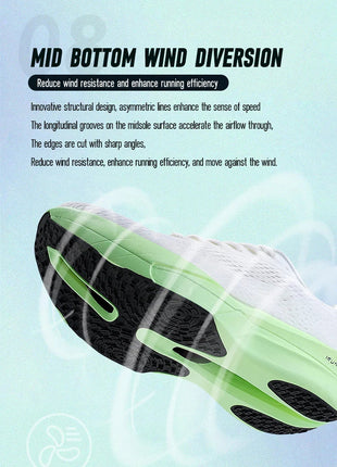 IRUNSVAN Surface 2000 Nylon Running Shoes for men Professional High Springback Training Women Outdoor Fitness Sport Shoes  ﻿ PlatiNum