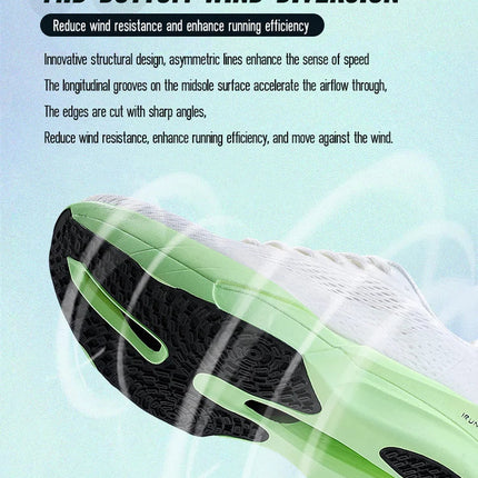 IRUNSVAN Surface 2000 Nylon Running Shoes for men Professional High Springback Training Women Outdoor Fitness Sport Shoes  ﻿ PlatiNum