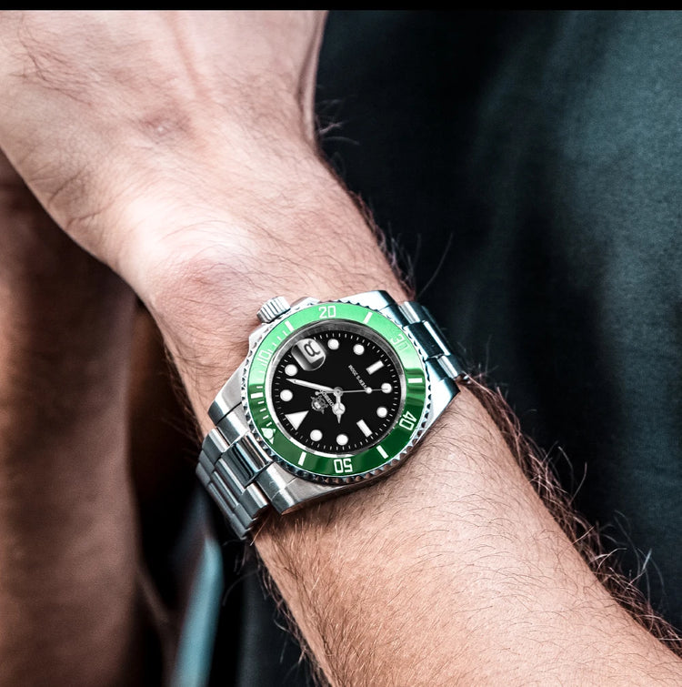ADDIESDIVE Man Watch High Quality Ceramic Bezel Business Leisure 41mm Quartz Watches BGW9 Luminous 200m Waterproof Diver Watch