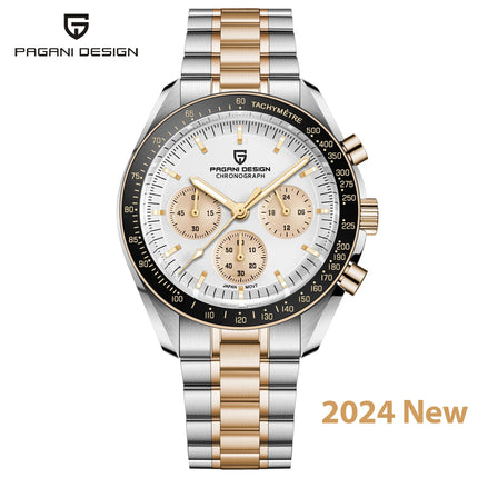 PAGANI DESIGN 2025 Nuovo progetto AK Orologi da uomo Orologio da polso al quarzo di lusso per uomo AR Sapphire Cronografo automatico con data