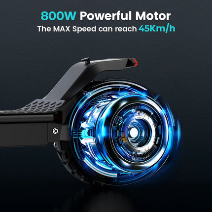IScooter i10Pro Scooter elettrico da 10 pollici 800W 15Ah Scooter 45 km/h monopattino elettrico 60KM gamma potenti Scooter con APP