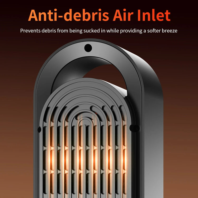 Portable Heater Mini Electric Heater Room Space Heater Warm Heating Hot Fans Desktop Tilting Power-Off Office Mute Heater 1000W