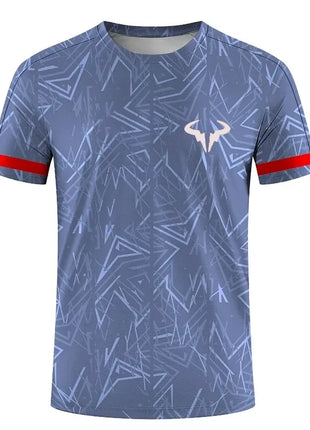 Série de badminton et de tennis T-shirt col rond à manches courtes pour sports extrêmes en plein air homme et femme imprimé 3D