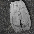 American Y2K Casual Zipper Hoodie Sweatpant Two Piece Set HipHop Oversized Embroidery Sweatshirts Men Women Casual Pants PlatiNum