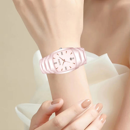 LIGE Orologio da Donna di Lusso alla Moda, Elegante e Semplice, in Acciaio Inossidabile, Casual, al Quarzo, con Calendario, Regalo Romantico per Signore, Novità platinumshop