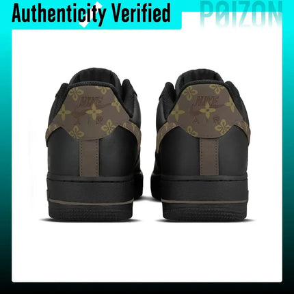 Nike Air Force 1 Skate Shoes Unisex Low-top Black/Brown CW2288-001（Team1919-）