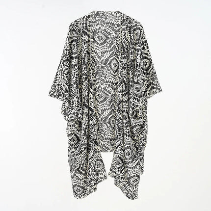 2024 Cardigan Kimono boho da donna Coverups larghi Beach Swim Bikini costume da bagno Cover up camicetta per costumi da bagno Resort Wear platinumshop
