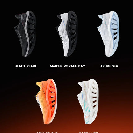 Xtep Light Boat MAX Scarpe da corsa leggere da uomo con rimbalzo e aumento dell'altezza, forza propulsiva più forte 874219110095