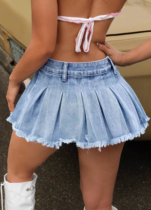 Gonne in denim da donna, minigonna a vita bassa, vestibilità slim, con bottoni, sexy ed elegante, stile Y2K, streetwear, per il lavoro, estate 2026