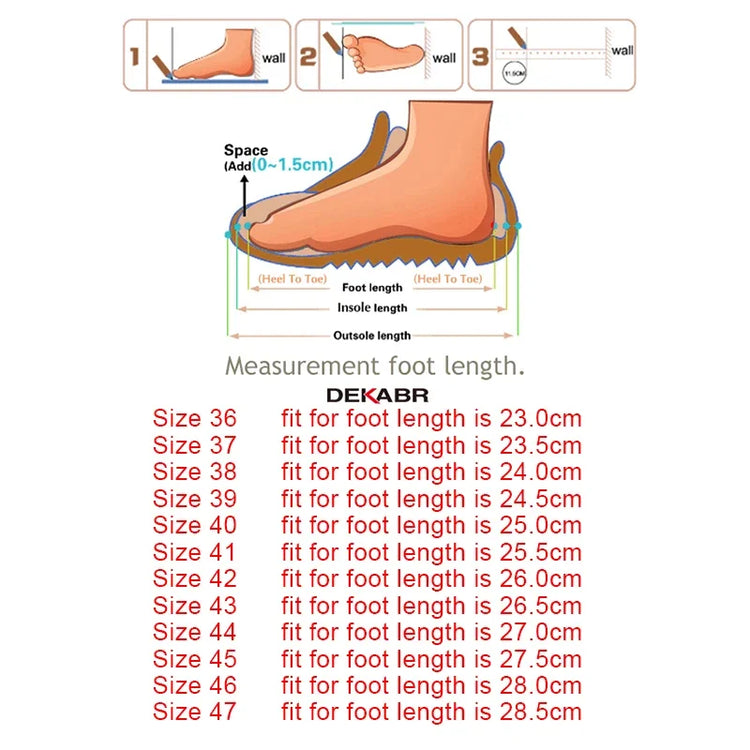 DEKABR Uomo Casual Appartamenti Moda Mocassini morbidi in vera pelle Mocassini di marca Scarpe da uomo traspiranti di alta qualità Plus Size 36-47