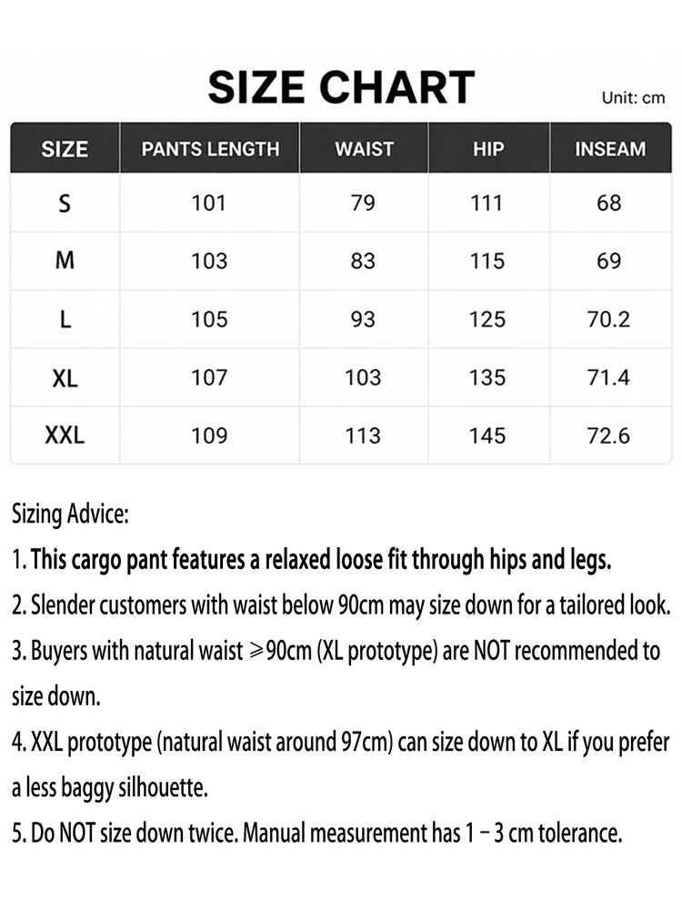 Men's Multi Pocket Cargo Pants Vintage 100% Cotton Loose Straight Tactical Pants Zippered Ankle Cuffs Work Streetwear Trousers