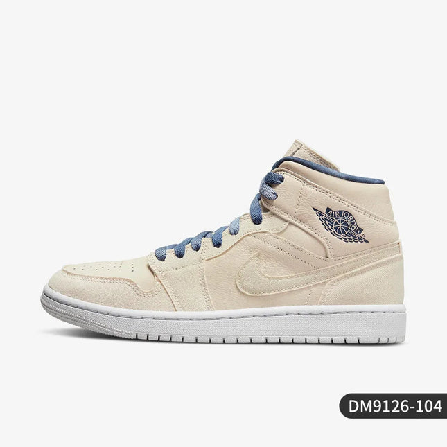 Nike Scarpe da ginnastica alte durevoli casual ufficiali Air Jordan 1 da donna DM9126-104 platinumshop