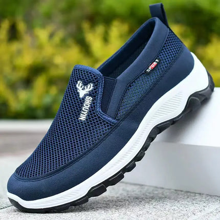 Scarpe da ginnastica da trekking da uomo, scarpe da ginnastica da viaggio ortopediche traspiranti, comode per attività all'aperto, escursioni, passeggiate