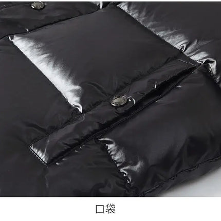 Men Down Jacket 2025 Trendy White Duck Down Thick Cold Proof Warm Hooded Pike Coat Outdoor Casual Winter Zipper Puffer Jacket