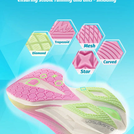 ONEMIX Scarpe da corsa da jogging per uomo Scarpe da ginnastica da esterno super leggere Scarpe da passeggio antiscivolo con ascensore Donna PlatiNum