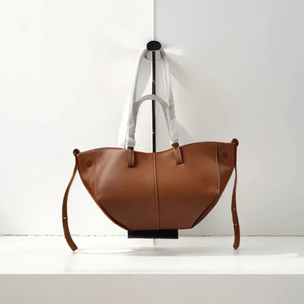 Borsa a secchiello retrò chic, ampia capacità, da indossare sotto il braccio o a spalla, design di moda senza tempo