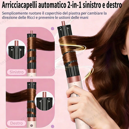 SenCiciMen 6-in-1 Air Multi-Styler & Hair Dryer Brush With Auto-Wrap 110,000 RPM Curlers High-Speed Blow Dryer with Negative Ions  Fast Drying, Curling, Volumizing & Straightening Gift for Women