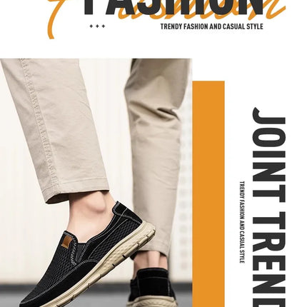 Mocassini Slip-On, Adatti per Scarpe Casual Estive Traspiranti da Uomo, Scarpe Leggere da Passeggio, Qualità Superiore