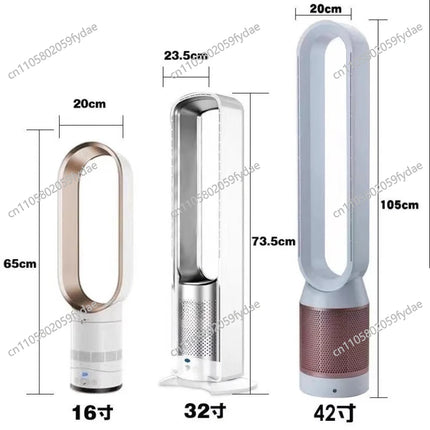 Ventilatore senza foglie, ventilatore elettrico domestico, senza pagine, circolazione, testata del letto, desktop da pavimento