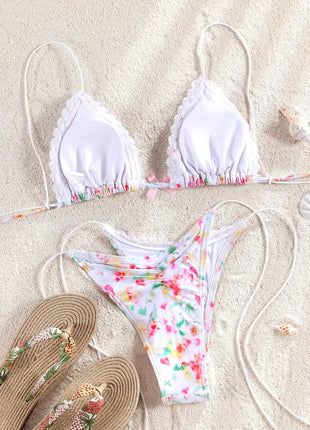 ZRTAK Costume a due pezzi Bikini 2025 Costume da bagno donna Push Up Costume da bagno Bikini sexy Set Costumi da bagno Stampa Beachwear Biquinis solidi platinumshop