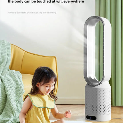 NUOVO Ventilatore Senza Pale 2026 per Purificazione dell'Aria Domestica, Circolazione Ultra Silenziosa, Ventilatore a Torre per Dormitorio