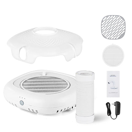 Turbo Brushless Nail Dust Collector Vacuum Cleaner  with LED Tube Strong Power Manicure Dust Extractor Gel Polish Dust Fans Art Equipment