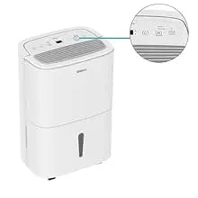 SHINCO 30L Deumidificatore Elettrico per 105 m3 (35 m2), WiFi, Risparmio Energetico, Ripristino Automatico, Asciugatura del Lavanderia, Temporizzatore 24H