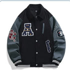 American Embroidered Baseball Jacket Men's Spring  Autumn Plus Size Trendy Brand Loose Jacket 12xl 170kg men clothing 10XL
