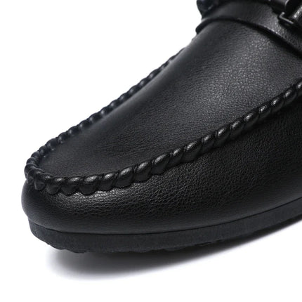 Mezze pantofole da uomo in pelle estiva Scarpe casual da uomo traspiranti Scarpe da guida pigre slip-on Comode mocassini da passeggio Mocassini