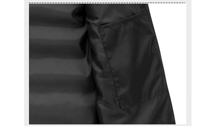 Autumn Winter Mens Warm Down Padded Vests Fashion Men Thermal Windbreaker Waistcoats Men Zipper Hooded Parkas Vests Clothing