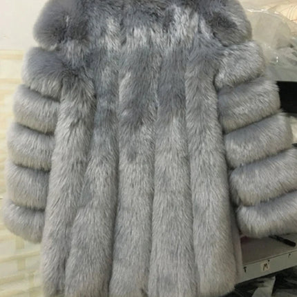 ZADORIN Hooded Fluffy Faux Fur Coat Winter Jacket Women Fashion Thick Warm Faux Fur Jackets Coats Woman Clothing Outerwears