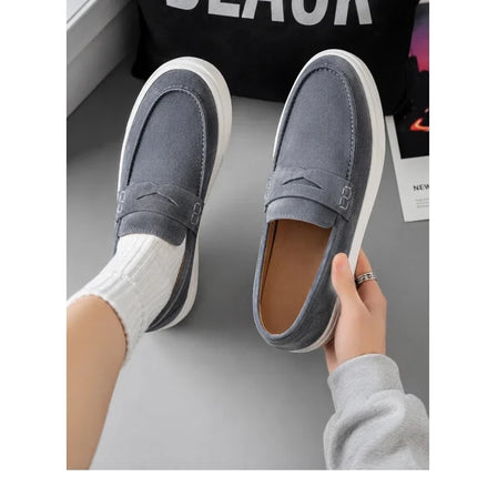 Mocassini classici da uomo, scarpe casual traspiranti senza lacci, scarpe da uomo di design, comode scarpe da guida antiscivolo, mocassini da uomo