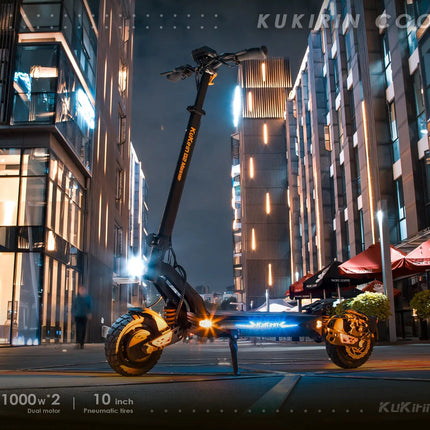 Monopattino Elettrico KuKirin G2 Master, Doppio Motore 1000W*2, 52V 20.8Ah, Velocità Massima 60km/h, Freni a Disco Anteriori e Posteriori, Ammortizzatore Idraulico platinumshop